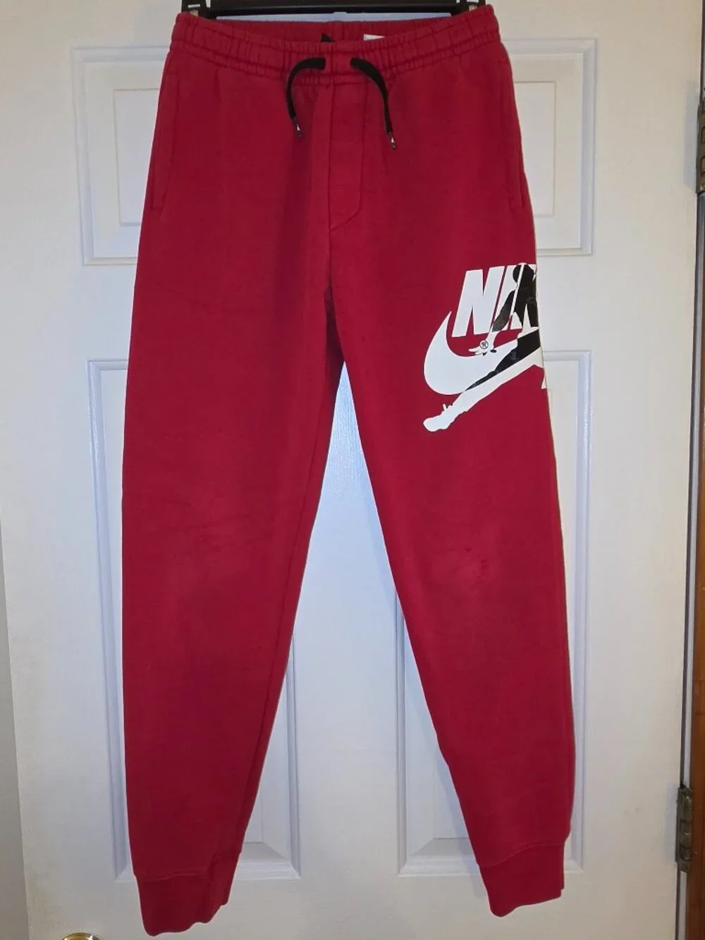 Nike Air Red Sweats, Size Youth Large